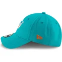 new-era-curved-brim-9forty-the-league-miami-dolphins-nfl-adjustable-cap-blau