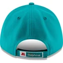 new-era-curved-brim-9forty-the-league-miami-dolphins-nfl-adjustable-cap-blau