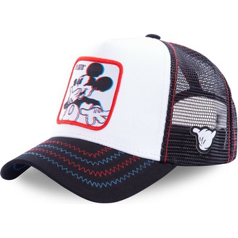 Capslab Mickey Mouse Floatin FLO Disney White Trucker Hat