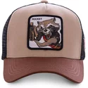 capslab-rocket-raccoon-roc1-marvel-comics-brown-trucker-hat