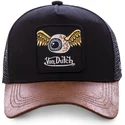 von-dutch-grn6-black-and-brown-trucker-hat