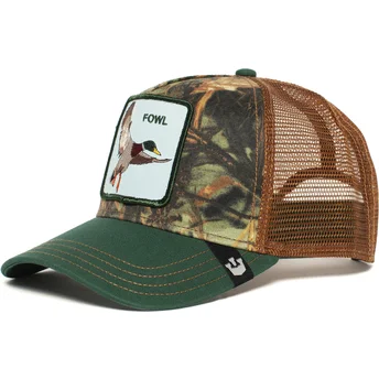 casquette-trucker-verte-et-marron-canard-duck-duck-goorin-bros