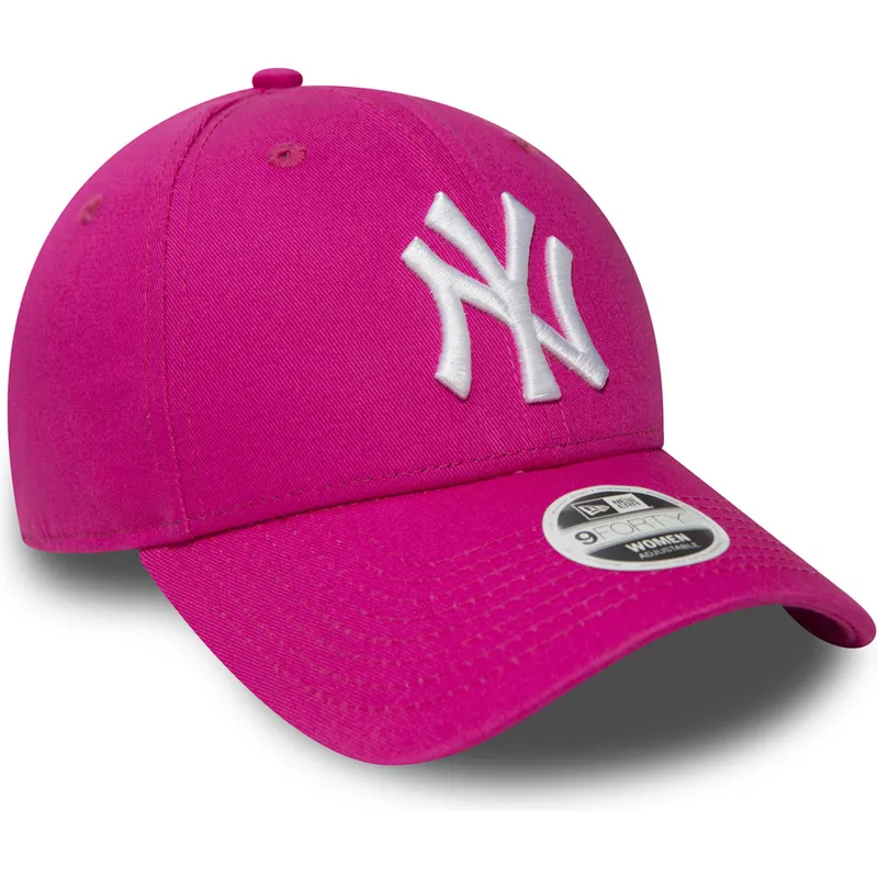 justerbar-rosa-keps-med-bojd-skarm-9forty-essential-new-york-yankees-mlb-fran-new-era