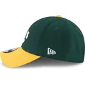 new-era-curved-brim-9forty-the-league-oakland-athletics-mlb-adjustable-cap-grun-und-gelb