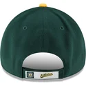 new-era-curved-brim-9forty-the-league-oakland-athletics-mlb-adjustable-cap-grun-und-gelb