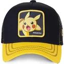 capslab-pikachu-pik6-pokemon-trucker-cap-schwarz-und-gelb