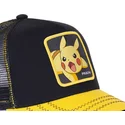 capslab-pikachu-pik6-pokemon-trucker-cap-schwarz-und-gelb