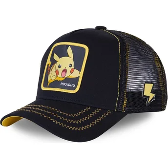 Svart trucker-keps Pikachu PIK7 Pokémon från Capslab