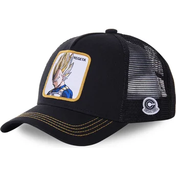 Gorra trucker negra Vegeta Super Saiyan VE4 Dragon Ball de Capslab