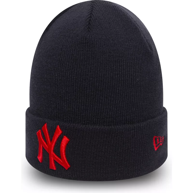 new-era-red-logo-cuff-knit-league-essential-new-york-yankees-mlb-navy-blue-beanie