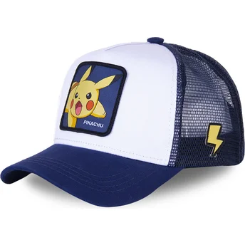 Καπέλο τύπου trucker λευκό και μπλε Pikachu PIK8 Pokémon από Capslab