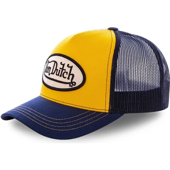 Gorra trucker naranja y azul marino COL ORA de Von Dutch