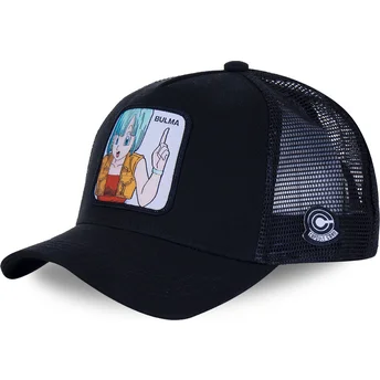 casquette-trucker-noire-bulma-bul2-dragon-ball-capslab