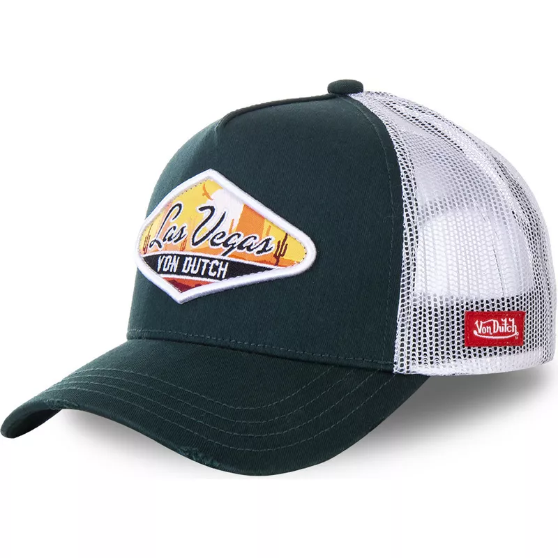 von-dutch-las-vegas-las1-green-and-white-trucker-hat