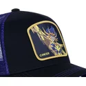 capslab-cancer-can-saint-seiya-knights-of-the-zodiac-black-trucker-hat