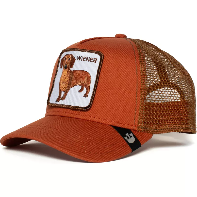 goorin-bros-dachshund-dog-weiner-dawg-brown-trucker-hat