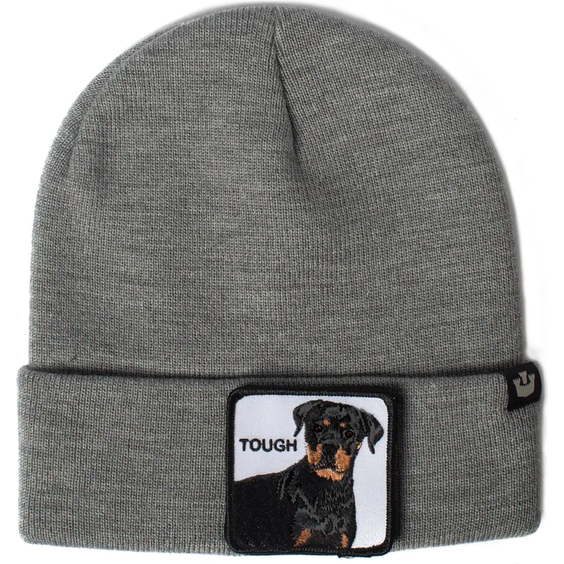 goorin-bros-tough-dog-rottweiler-grau-hundemutze