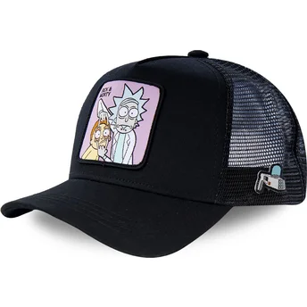 Καπέλο τζόκεϊ μαύρο LOO1 Rick y Morty από Capslab