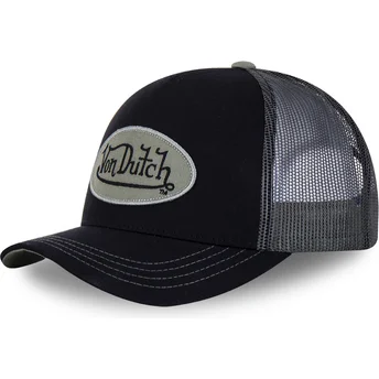 Gorra trucker negra y verde ARM de Von Dutch