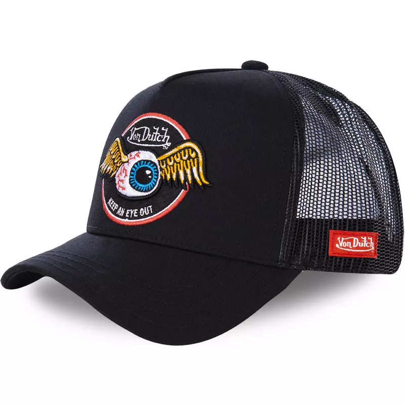 von-dutch-blk-black-trucker-hat
