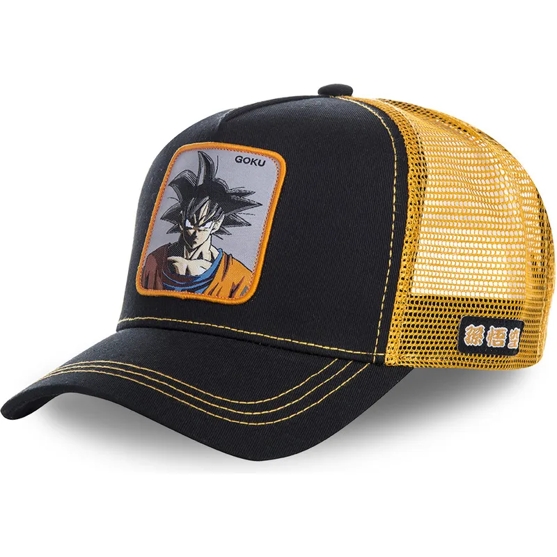 czapka-trucker-czarno-pomaranczowa-dla-dzieci-son-goku-kidgokb-dragon-ball-od-capslab