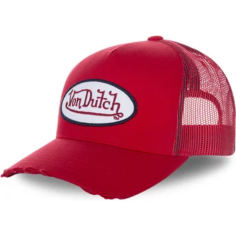 Casquette trucker rouge pour enfant KID_FRESH1 Von Dutch