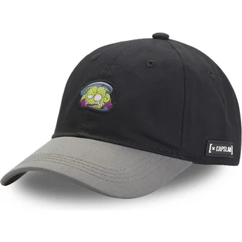 Καπέλο καμπύλης μαύρο και γκρι snapback Rey Nikochan NIK1 Dr. Slump από Capslab