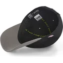 schwarze-und-graue-snapback-cap-mit-gebogenem-schirm-rey-nikochan-nik1-dr-slump-von-capslab