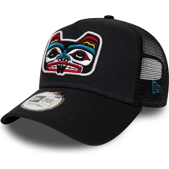 casquette-trucker-bleue-marine-bear-tattoo-pack-a-frame-new-era
