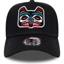casquette-trucker-bleue-marine-bear-tattoo-pack-a-frame-new-era