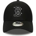 new-era-curved-brim-9forty-diamond-era-essential-boston-red-sox-mlb-black-adjustable-cap