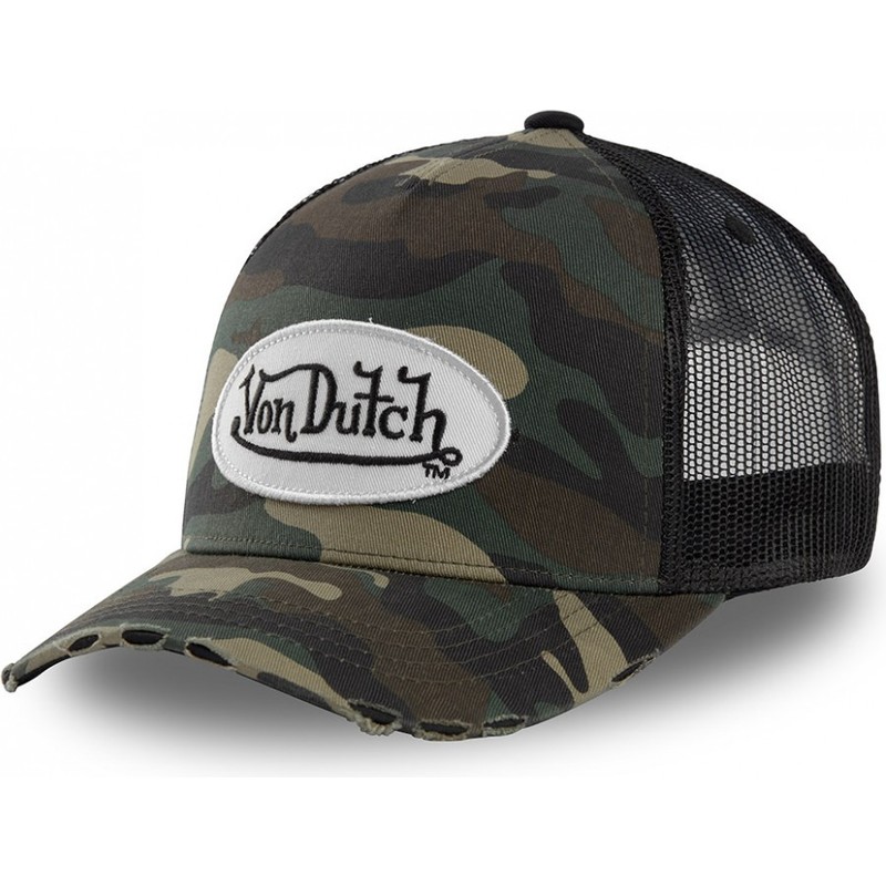 von dutch camo trucker