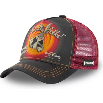 casquette-trucker-grise-et-rouge-bugs-bunny-rin1-looney-tunes-capslab