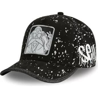 casquette-courbee-noire-ajustable-master-roshi-tag-kam-dragon-ball-capslab