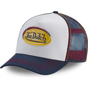 Καπέλο φορτηγού λευκό και μπλε ADEC WHI της Von Dutch