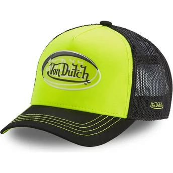 Καπέλο trucker κίτρινο και μαύρο ANEO YEL της Von Dutch