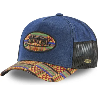 Von Dutch ATRU WAX Blue Trucker Hat