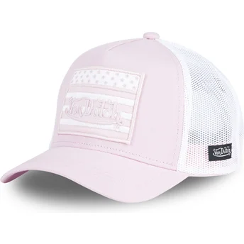 Ροζ καπέλο trucker FLAG PP της Von Dutch
