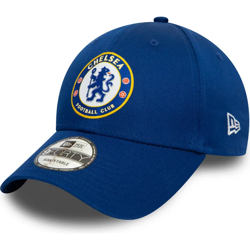 blaue-gebogene-snapback-kappe-9forty-chelsea-football-club-von-new-era
