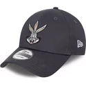 new-era-curved-brim-9forty-bugs-bunny-looney-tunes-grey-adjustable-cap