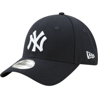 New Era Curved Brim 9FORTY The League New York Yankees MLB Navy Blue Adjustable Cap