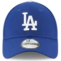 new-era-curved-brim-9forty-the-league-los-angeles-dodgers-mlb-adjustable-cap-blau