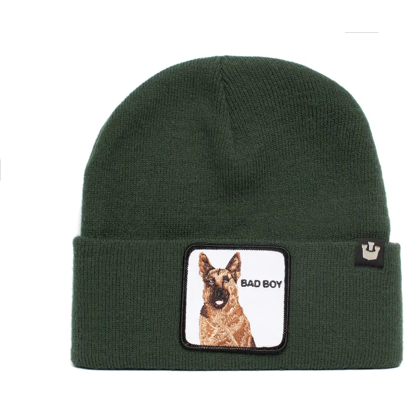 gorro-grun-deutscher-schaferhund-bad-boy-sniff-sniff-the-farm-von-goorin-bros