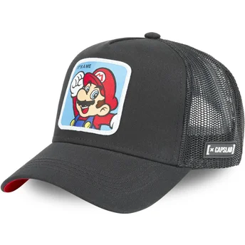 Καπέλο τράκερ μαύρο Mario CLA2 Super Mario Bros. από Capslab