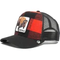 gorra-trucker-roja-y-negra-bufalo-buffalo-de-goorin-bros