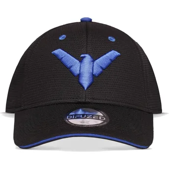 Gorra curva negra snapback Nightwing DC Comics de Difuzed