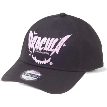 Gorra curva negra ajustable Drácula de Difuzed