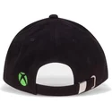 gorra-curva-negra-ajustable-xbox-letters-microsoft-de-difuzed