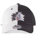 gorra-curva-negra-y-blanca-ajustable-cruella-de-vil-101-dalmatas-disney-de-difuzed