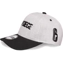 gorra-curva-gris-y-negra-ajustable-logo-tom-clancy-s-rainbow-six-siege-de-difuzed